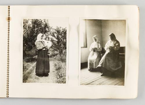 [Doukhobor women and baby] [Page 9 of The Doukhobors I album]