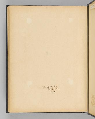 Fording the river at Little River, Nfld. [Page 50 of Happy Voyages with Queenie album]