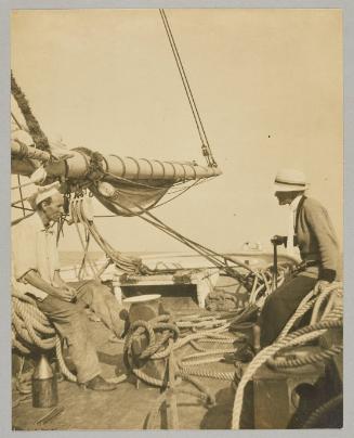 Interviewing the cook in Percé