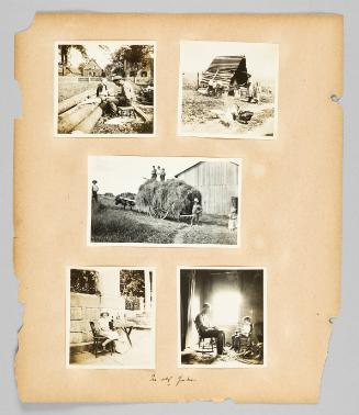 [Children helping their parents at work] [Page 84 of Children album]