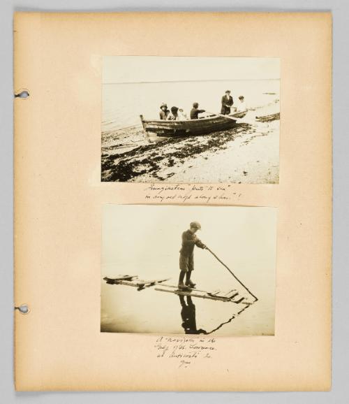 [Playing on the water] [Page 33 of Children album]