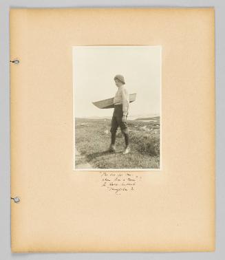 "The sea for me when I'm a man!" In Havre Aubert, Magdalen Is. [Page 31 of Children album]
