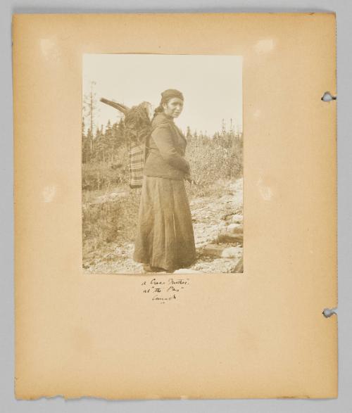 A Cree woman at "the Pas" [MB] [Page 50 of New Canadians album]