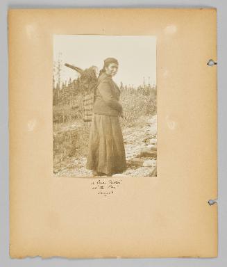 A Cree woman at "the Pas" [MB] [Page 50 of New Canadians album]