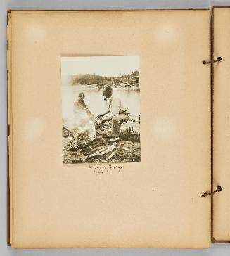 The joy of the camp fire! [Page 50 of Wells and Pots album]
