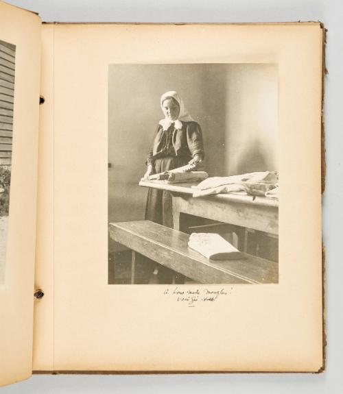 A homemade mangler! Verigin, Sask. [Page 9 of The Doukhobors II album]