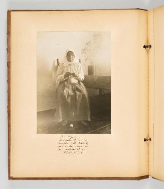 The wife of Alexander Cherinoff, caretaker of the church and school where we were entertained at Brilliant, B.C [Page 4 of The Doukhobors II album]