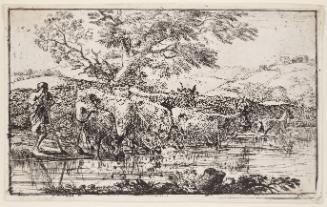 The herd at the watering-place