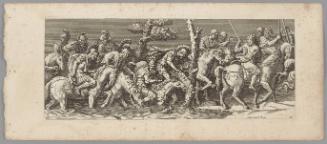 Plate 22, from The Entry of the Emperor Sigismund into Mantua, after friezes in the Palazzo del Te, Mantua