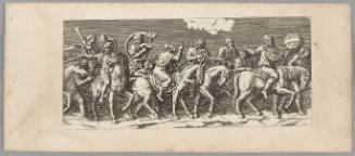 Plate 19, from The Entry of the Emperor Sigismund into Mantua, after friezes in the Palazzo del Te, Mantua