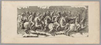 Plate 13, from The Entry of the Emperor Sigismund into Mantua, after friezes in the Palazzo del Te, Mantua