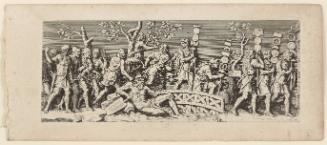 Plate 10, from The Entry of the Emperor Sigismund into Mantua, after friezes in the Palazzo del Te, Mantua