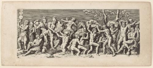 Plate 8, from The Entry of the Emperor Sigismund into Mantua, after friezes in the Palazzo del Te, Mantua