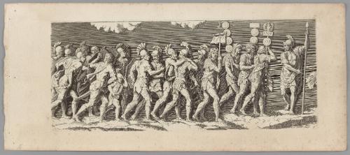 Plate 7, from The Entry of the Emperor Sigismund into Mantua, after friezes in the Palazzo del Te, Mantua