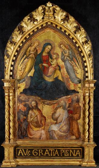 Virgin and Child with Angels and Four Saints