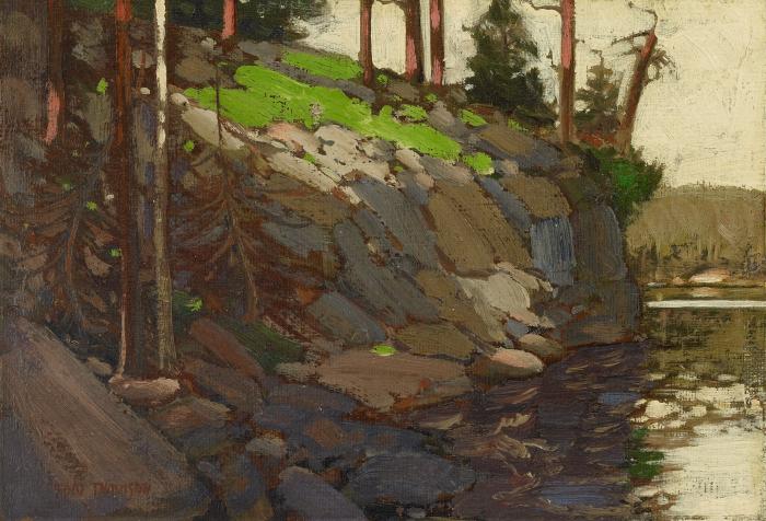 Cliff by the Lake