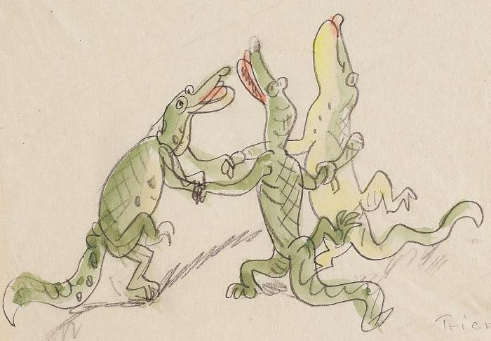 "Croc-idylle", Page 12 from Kaspar in Zoo