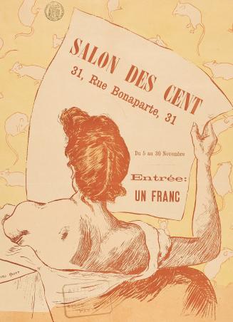 Exhibition for the 6th exhibition of the Salon des Cent, 5-3 November, 1894