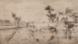 Landscape with Bridge, Millgale, Aylsham