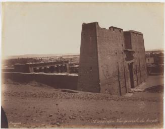Edfou Vue generale[sic] du temple