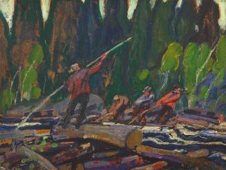 Logging, Nova Scotia, Near Bedford