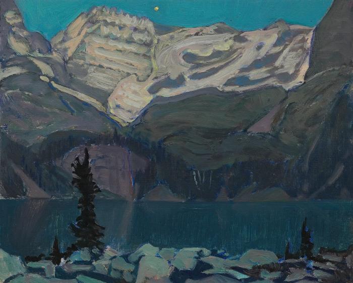 Moon Over Lake O'Hara