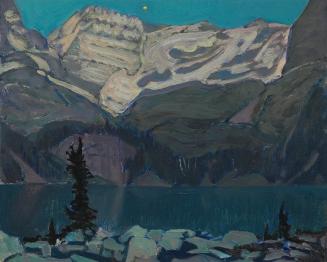 Moon Over Lake O'Hara