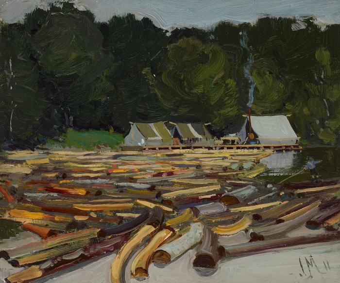 Log Drive, Gull River Lumber Co.