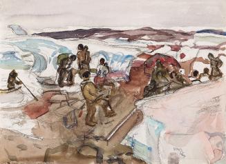 Landscape with Eskimos, Baffin Island