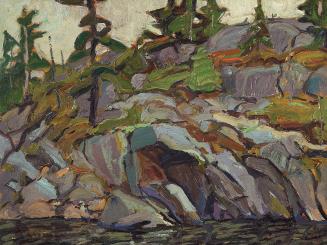 Sketch for "Rock, Pine and Sunlight" (1)