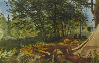 Camping Ground, Rocky Portage, Muskoka River