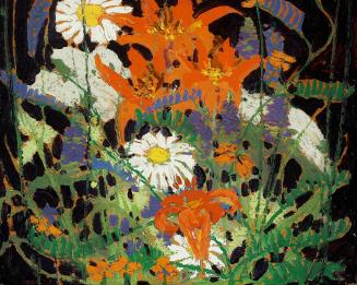 Marguerites, Wood Lilies and Vetch