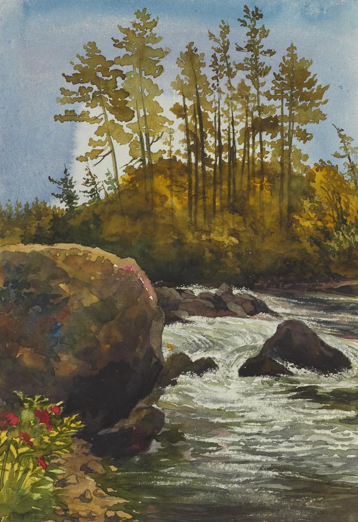 Foot of Gravelly Rapids, Muskoka River