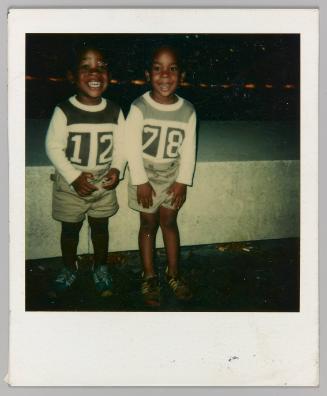 July, 20, 1978 [Two little boys in jerseys marked 12 and 78]
