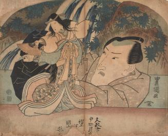 Two Men's Heads and Dancer