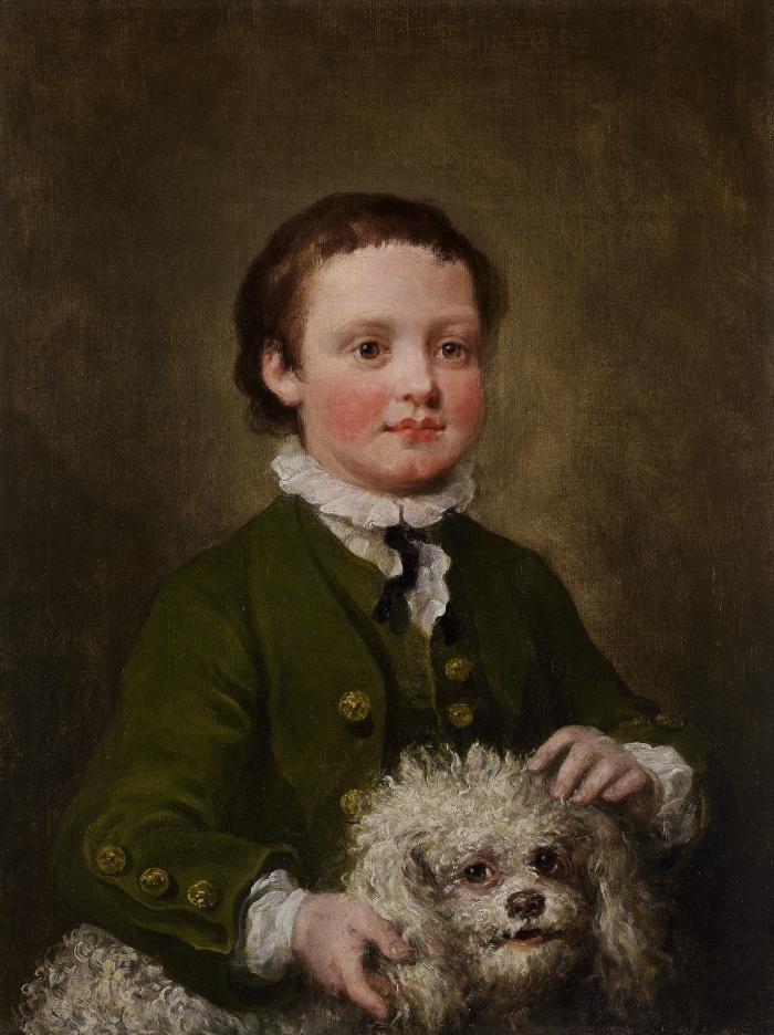Portrait of a Boy in a Green Coat