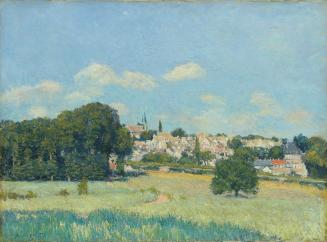 Vue de Marly-le-Roi, effet de soleil