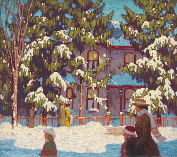 Winter Afternoon, City Street, Toronto or Sunday Morning