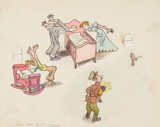All the Children Disappear, Illustration for page 56 for The Animals' Conference