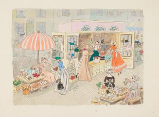 Shopping in Doll-Land   Plate 7 from "Doll-Land"