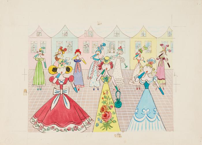 Boredom in Doll-Land   Plate 9 from "Doll-Land"