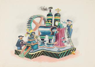 Busy working in Their Factories   Plate 13 from "Doll-Land"