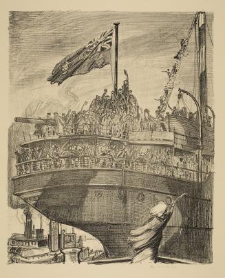 Stern of a Departing Transport