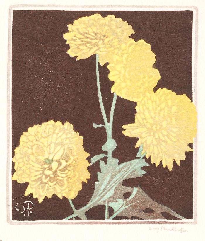 Pompoms from Winter Wood-Cuts Portfolio