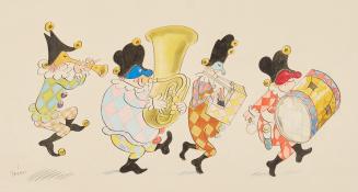 Masked Musicians, Page 13 from Fridolins Harlekinder