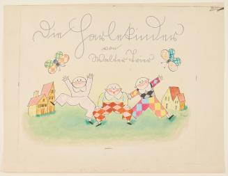 Title page from Fridolins Harlekinder