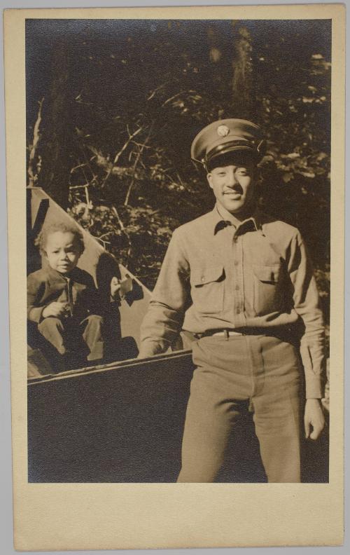 Military Man and Son, St Kitts