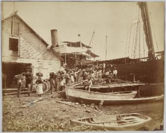 Loading S.S. Banan with bananas for Boston, Port Antonio, Jamaica