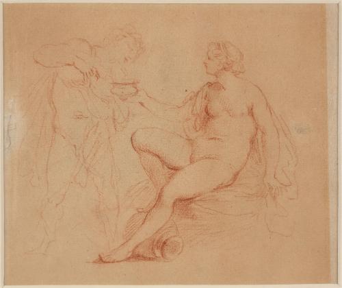 Bacchus and Ariadne  (recto)