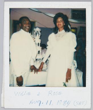 Willie & Rose, Aug. 11, 1984 [newlyweds]